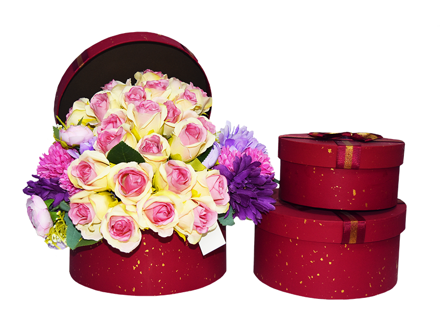 Set de 3 cajas para flores (Y3P1009)
