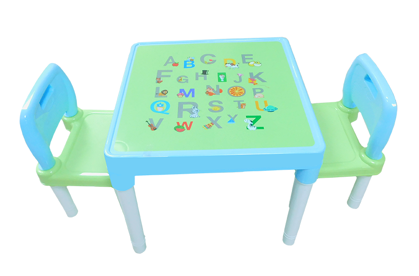 Set de mesa con sillas infantil (niño) - O3N1188